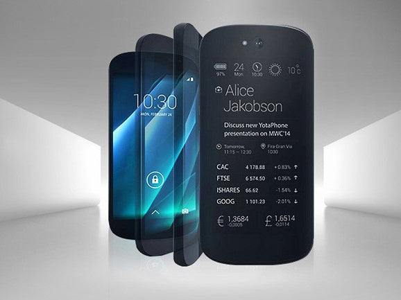 YotaPhone 2 russe double écran d'encre écran 4G téléphone intelligent